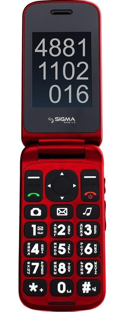 Мобильный телефон SIGMA Comfort 50 Shell DS Bl-Red в Киеве
