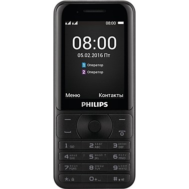 Мобільний телефон PHILIPS Xenium E181 Black в Києві