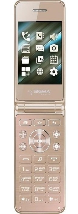 Мобільний телефон SIGMA X-style 28 Flip Gold в Києві