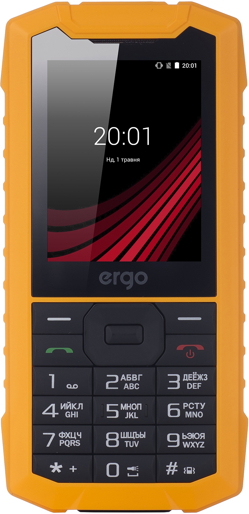 Мобильный телефон ERGO F245 Strength Dual Sim Yellow Black в Киеве