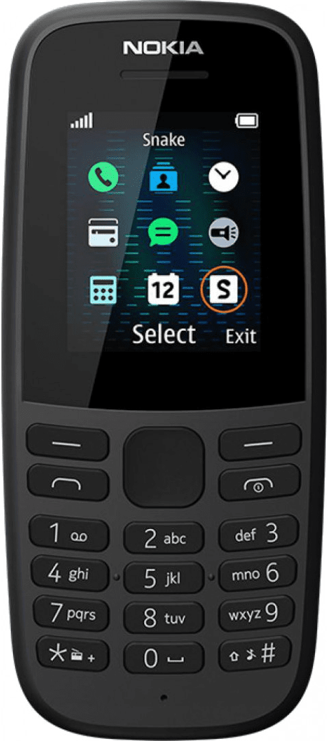 Мобільний телефон NOKIA 105 SS 2019 Black (TA-1203) в Києві