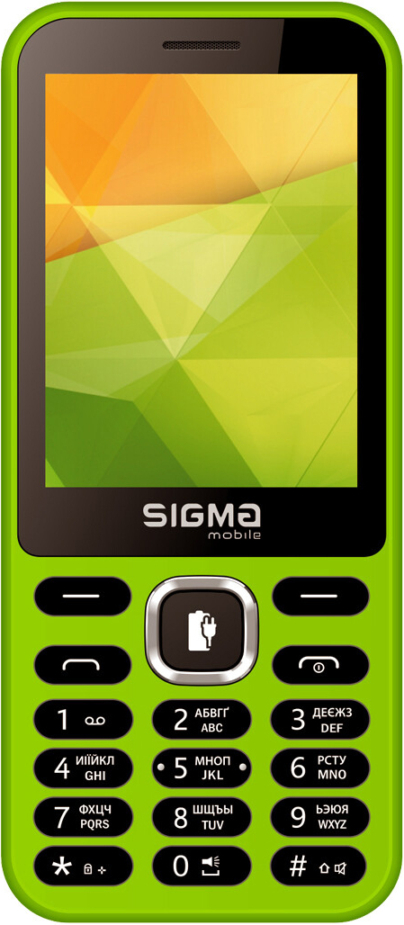 Мобільний телефон SIGMA X-style 31 Power Green в Києві