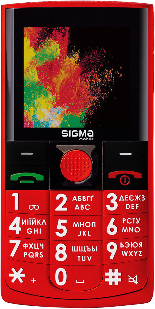 Мобильный телефон SIGMA mobile Comfort 50 Solo Red (4827798121528) в Киеве