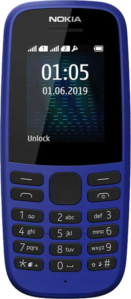 Мобільний телефон NOKIA 105 DS 2019 Blue (TA-1174) в Києві