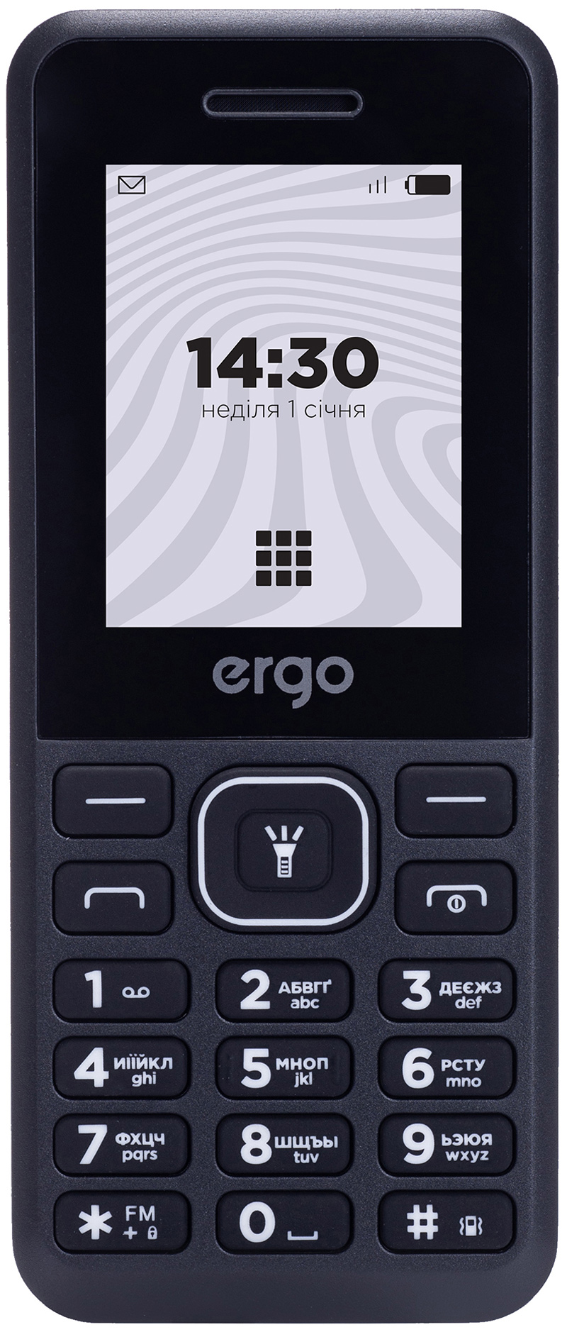 Мобільний телефон ERGO B181 Dual Sim Black в Києві