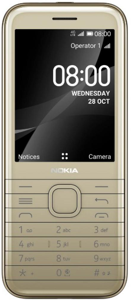 Мобільний телефон NOKIA 8000 DS 4G Gold в Києві