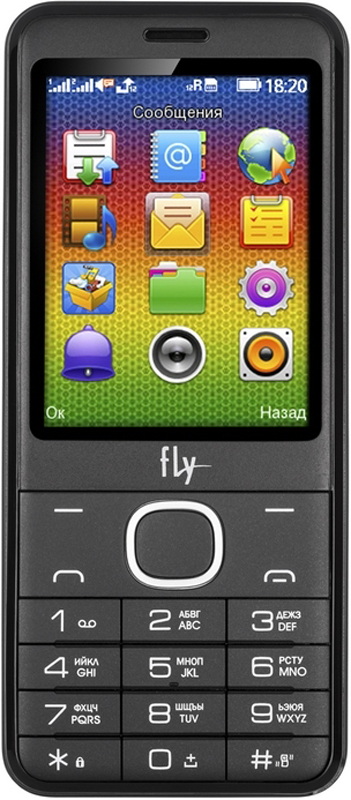 Мобільний телефон FLY FF2801 (Black) в Києві