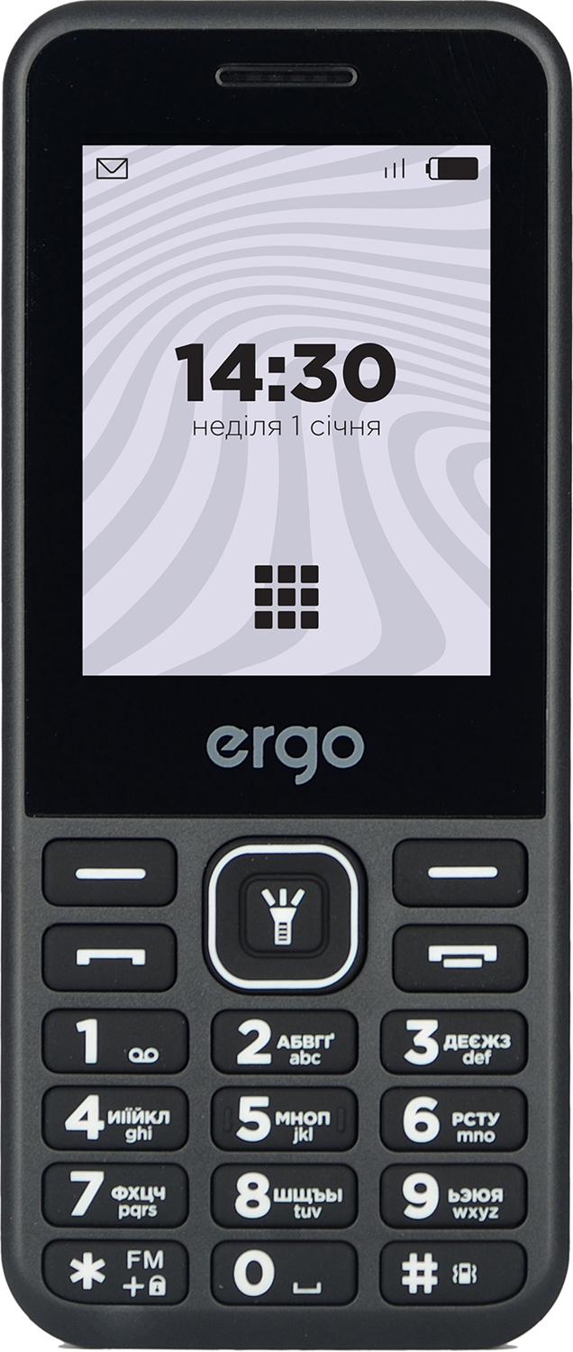 Мобильный телефон ERGO B242 Black в Киеве