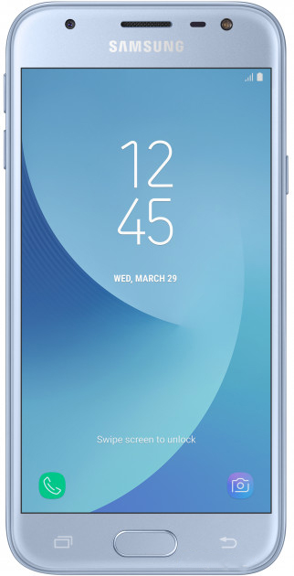 Смартфон Samsung Galaxy J3 2017 Duos Silver (SM-J330FZSD) в Киеве