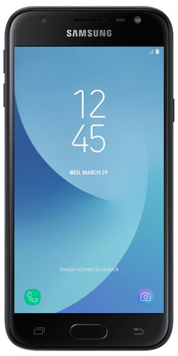 Смартфон Samsung Galaxy J3 2017 Duos Black (SM-J330FZKD) в Киеве