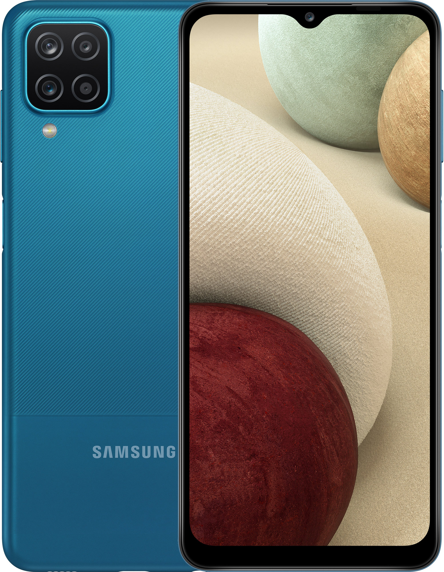 Смартфон SAMSUNG Galaxy A12 4/64GB Blue (SM-A127FZBVSEK) в Києві