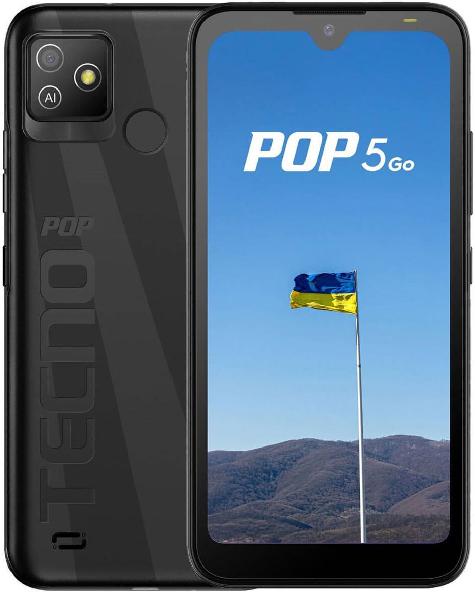 Смартфон TECNO POP 5 Go (BD1) 1/16Gb Aether Black в Киеве