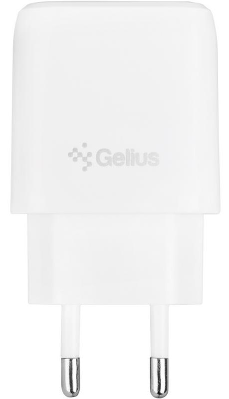 Мережевий зарядний пристрій Gelius X-Duo USB+Type-C QC3.0/PD20W Білий (85183) в Києві