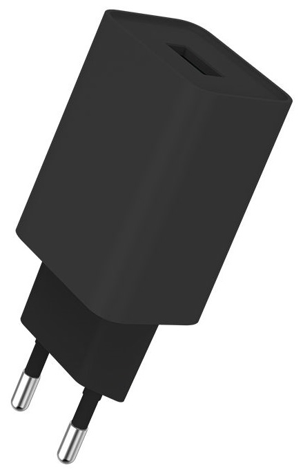 Мережевий зарядний пристрій ColorWay 1USB AUTO ID 2A (10W) чорний (CW-CHS012-BK) в Києві