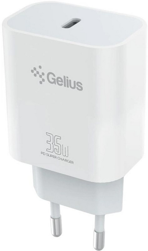 Мережевий зарядний пристрій GELIUS PD35W GP-HC054 PPS Type-C White (94251) в Києві