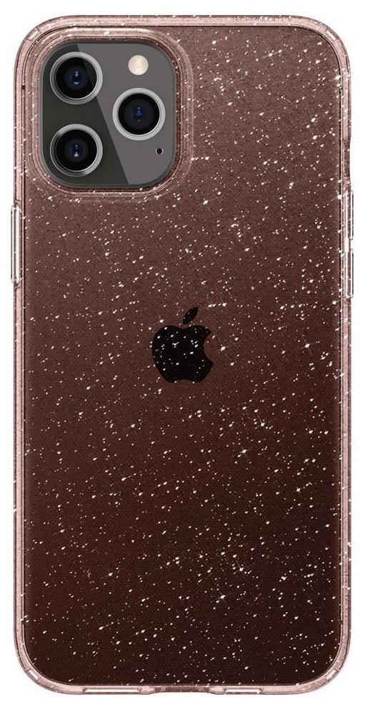 Накладка SPIGEN для Apple iPhone 12/12 Pro Liquid Crystal Glitter Rose Quartz (ACS01699) в Києві