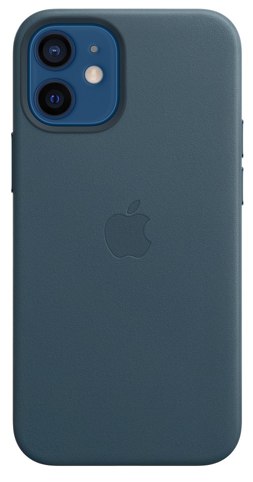 Накладка APPLE iPhone 12 Mini Leather Case Baltic Blue (MHK83ZE/A) в Києві