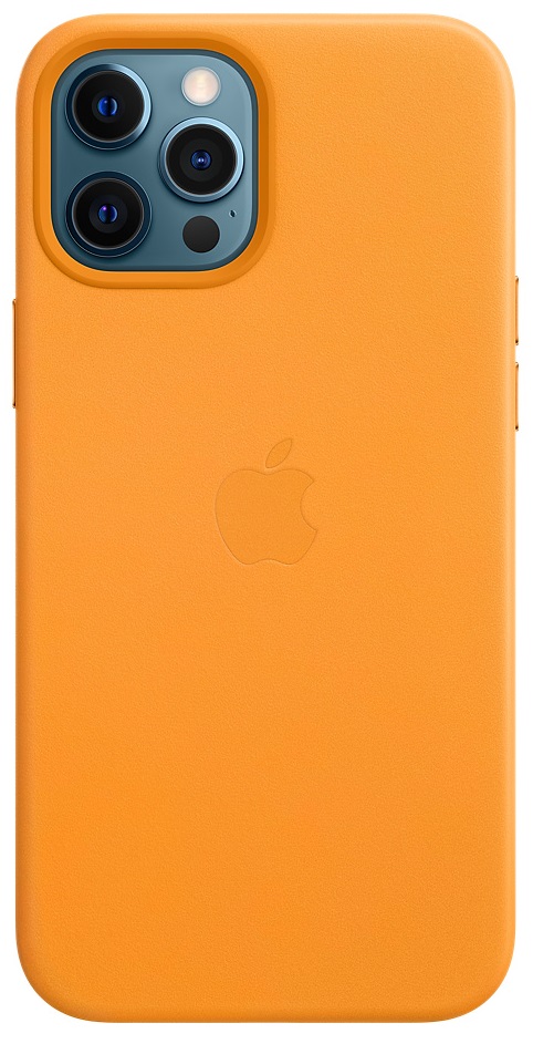 Накладка APPLE iPhone 12 Pro Max Leather Case California Poppy (MHKH3ZE/A) в Києві