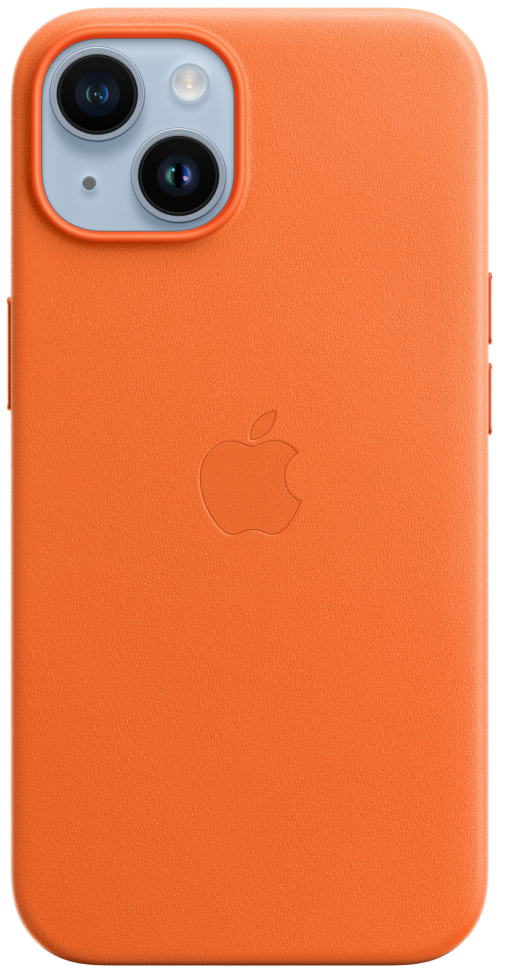 Накладка APPLE iPhone 14 Leather Case with MagSafe Orange (MPP83ZE/A) в Киеве