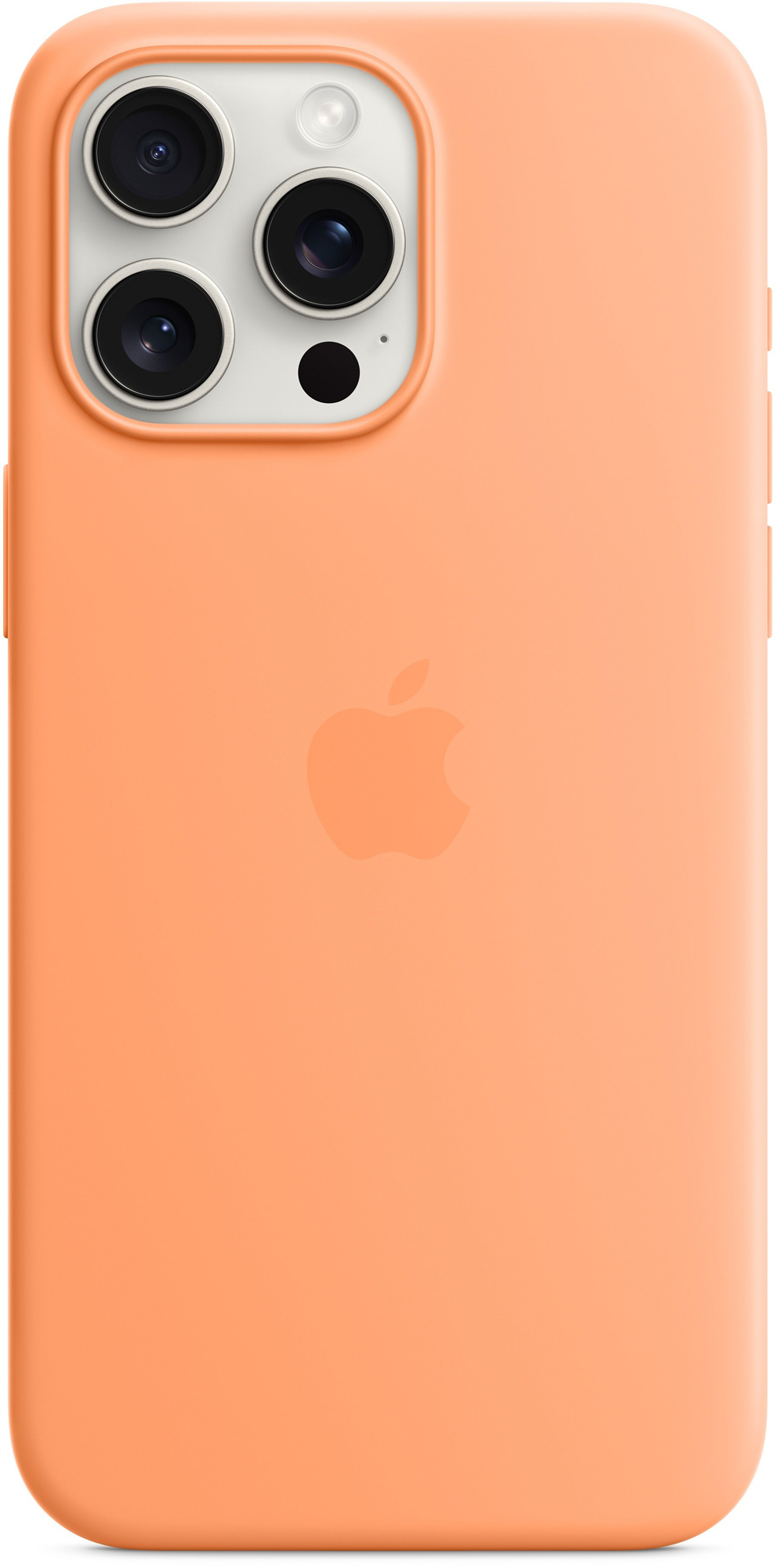 Накладка APPLE iPhone 15 Pro Max Silicone Case with MagSafe Orange Sorbet (MT1W3ZM/A) в Киеве