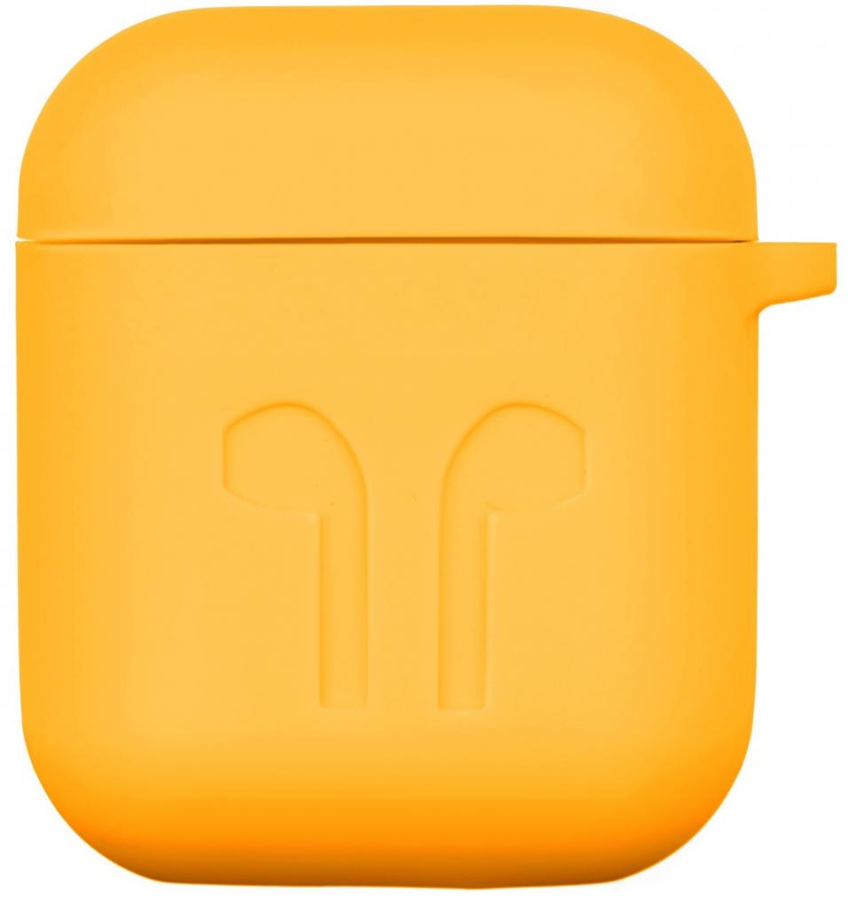 Чохол 2Е для Apple AirPods Pure Color Silicone Imprint (1.5mm) Yellow (2E-AIR-PODS-IBSI-1.5-YW) в Києві