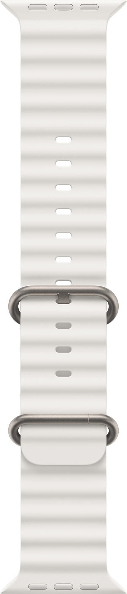 Ремешок APPLE Ocean Band для Apple Watch 49mm One Size White (MQE93ZM/A) в Киеве