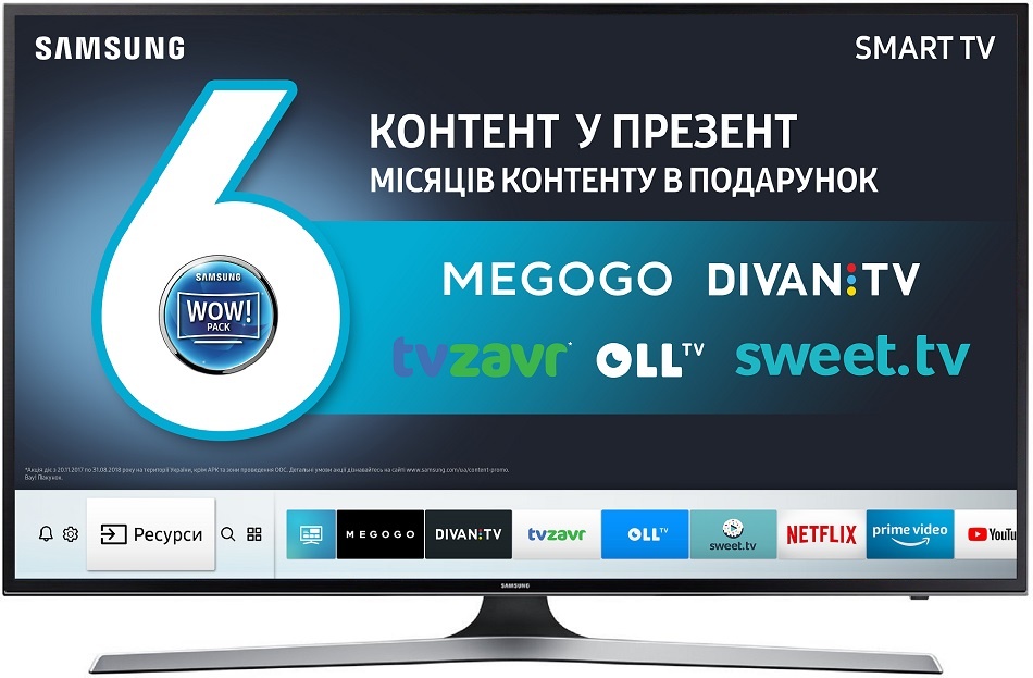 Телевізор SAMSUNG UE55MU6103UXUA в Києві