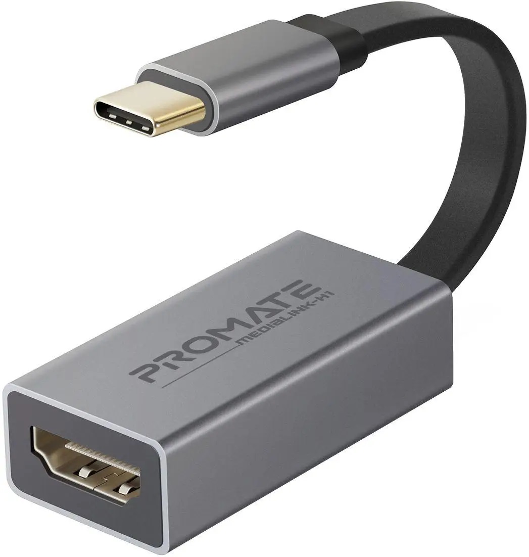 Перехідник PROMATE HDMI - USB-C 0.06м Grey (Medialink-h1) в Києві