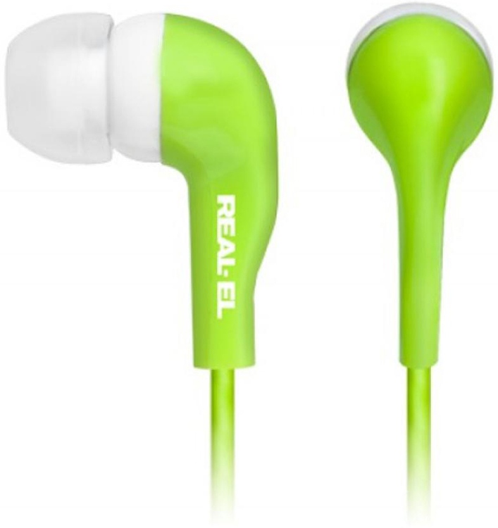 Навушники REAL-EL Z-1007 Green-White в Києві