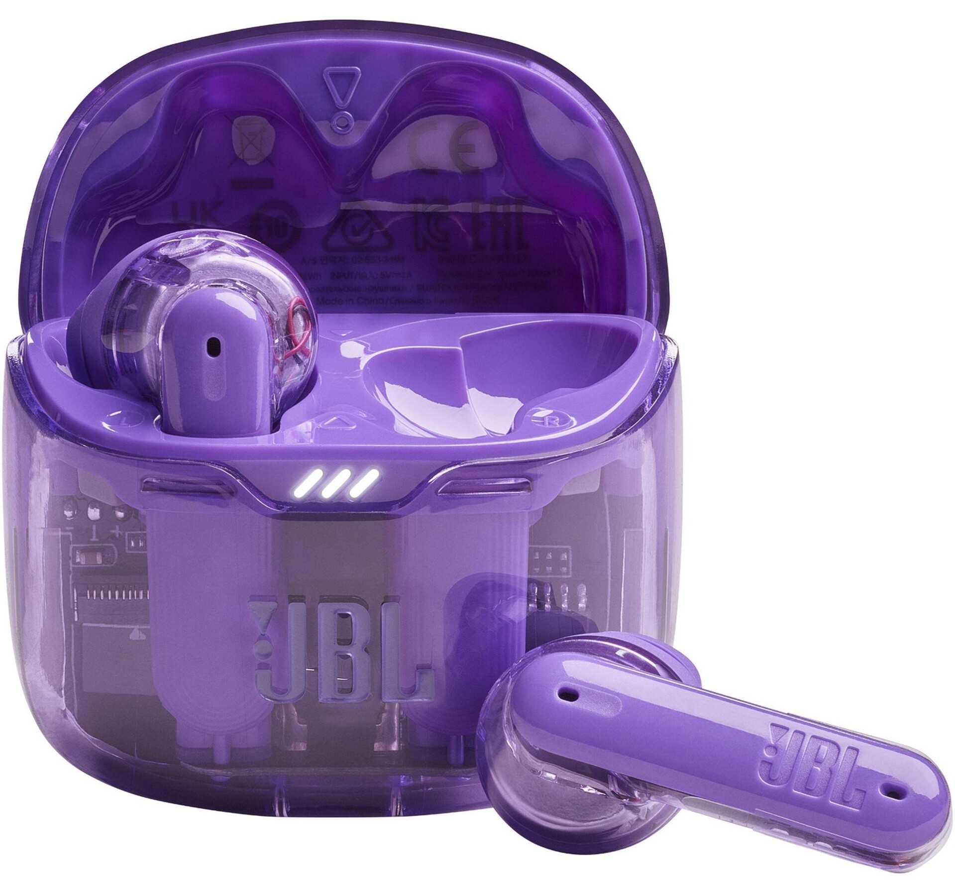 Навушники JBL Tune Flex Ghost Edition Purple (JBLTFLEXGPUR) в Києві