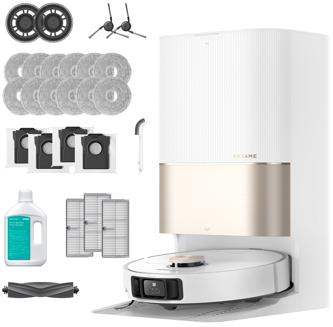 Пилосос-робот DREAME Bot X40 Ultra Complete White (RLX63CE-2-WH) в Києві