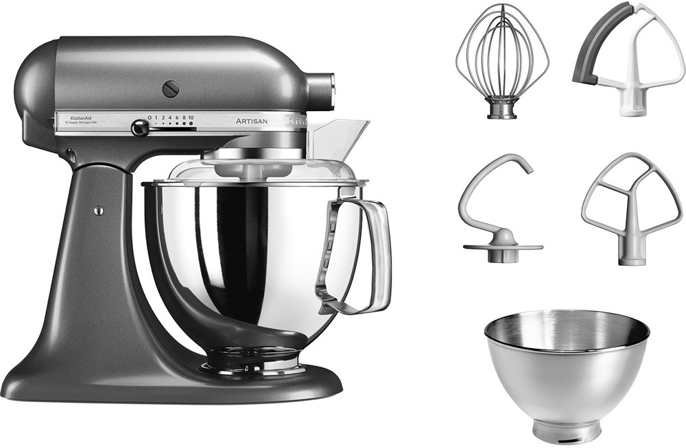 Міксер KITCHENAID Artisan 4.8 л 5KSM175PSEMS Silver в Києві