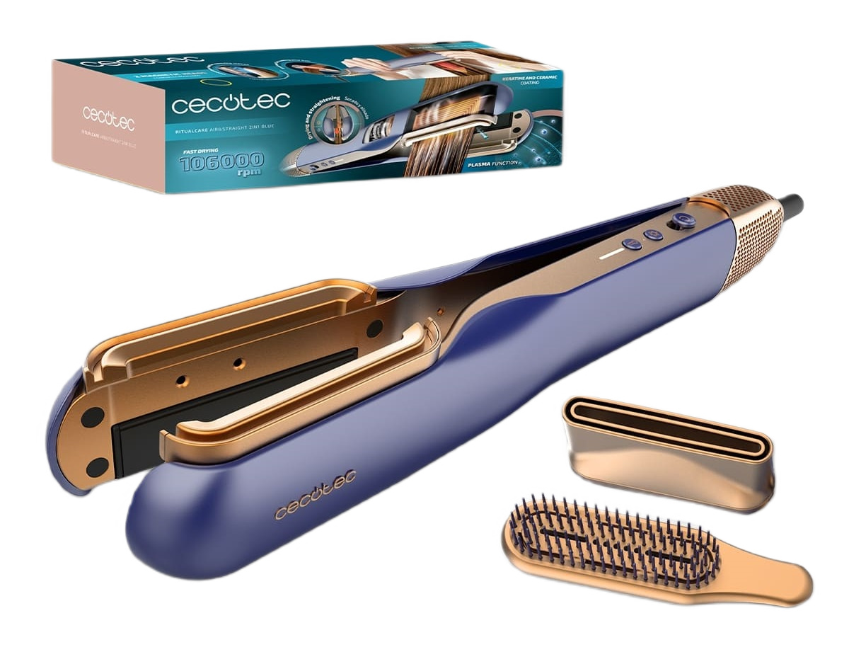 Випрямляч CECOTEC RitualCare Air Lisse 2in1 Blue (A01_EU01_100159) в Києві