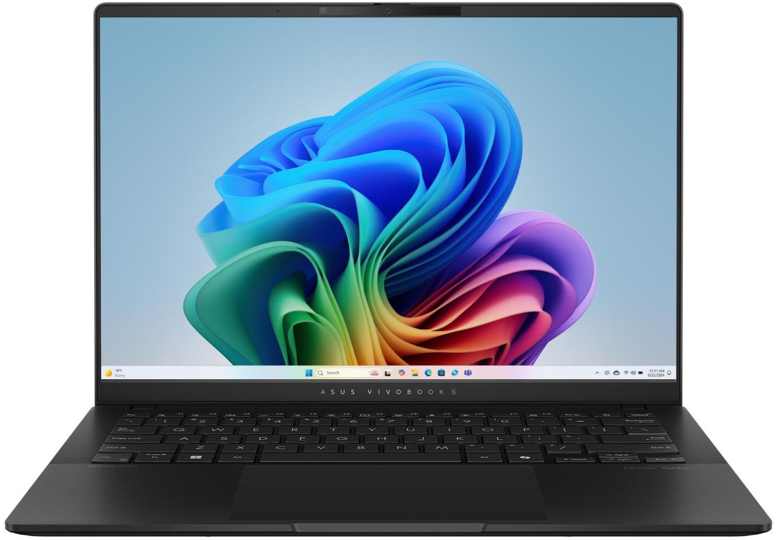 Ноутбук ASUS Vivobook S 14 S5406SA-QD100 чорний (90NB15R3-M00DT0) в Києві
