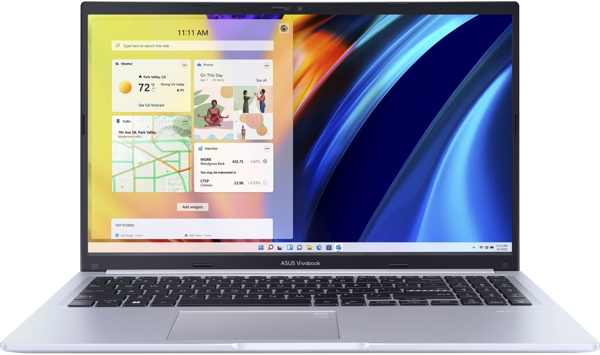 Ноутбук ASUS Vivobook 15 M1502YA-BQ619 сріблястий (90NB0X22-M00XE0) в Києві