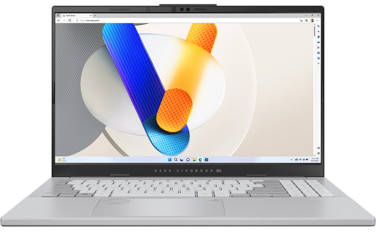 Ноутбук ASUS Vivobook Pro 15 OLED N6506CU-MA016 Cool Silver (90NB15E2-M000R0) в Києві
