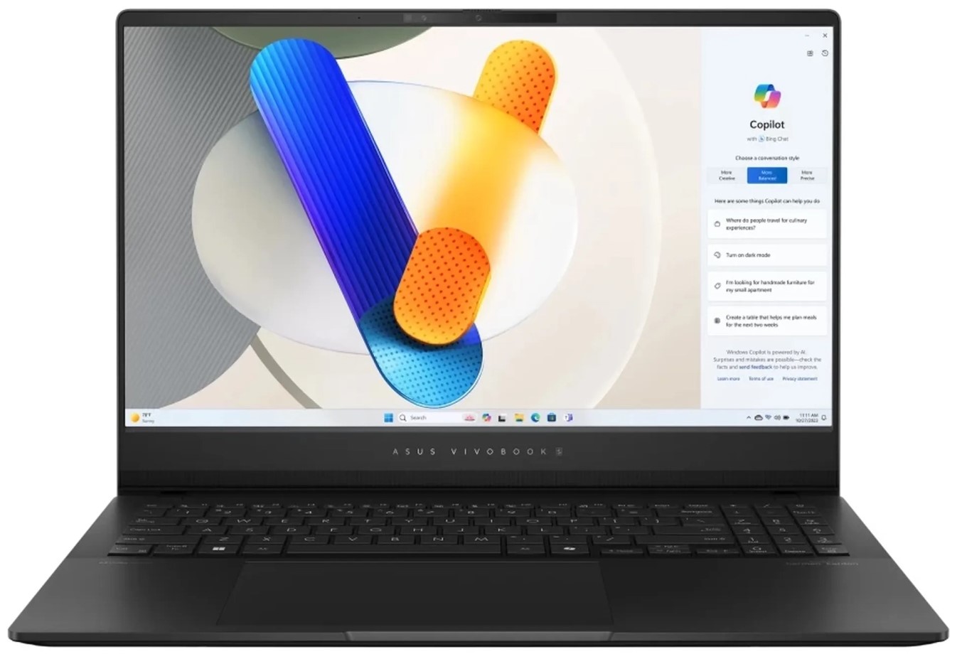 Ноутбук ASUS Vivobook S15 OLED S5506MA-MA136 Neutral Black (90NB14E1-M00970) в Києві