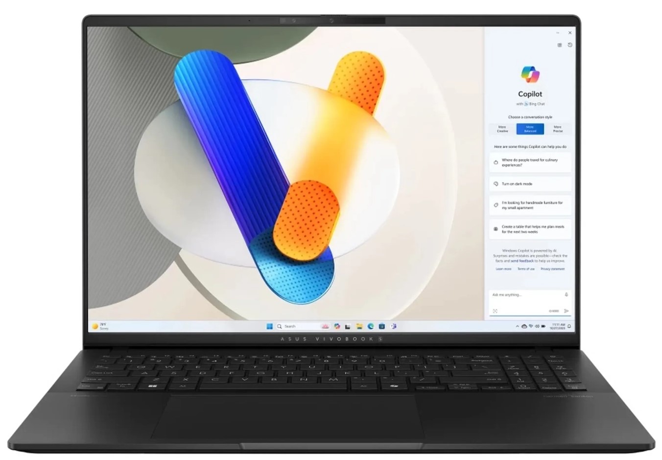 Ноутбук ASUS Vivobook S16 OLED S5606CA-RI081 Neutral Black (90NB1553-M00360) в Києві