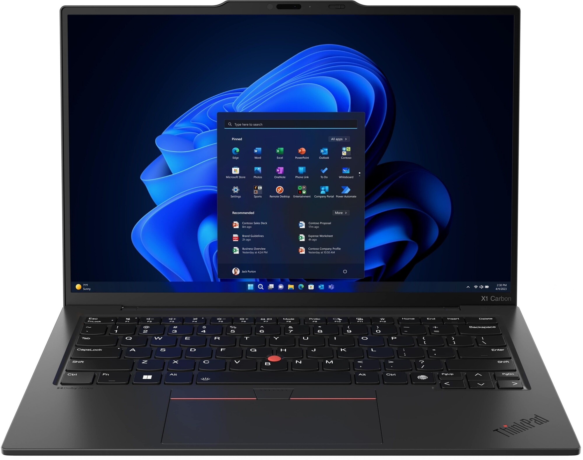 Ноутбук LENOVO X1 Carbon G12 Black (21KC004RRA) в Києві