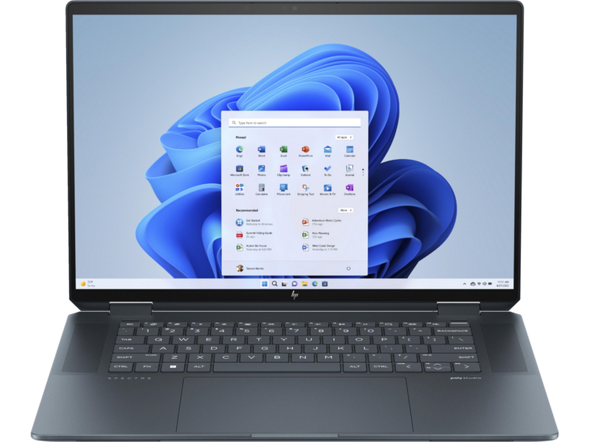 Ноутбук HP Spectre x360 16-aa0000ua Синій (AQ8J8EA) в Києві