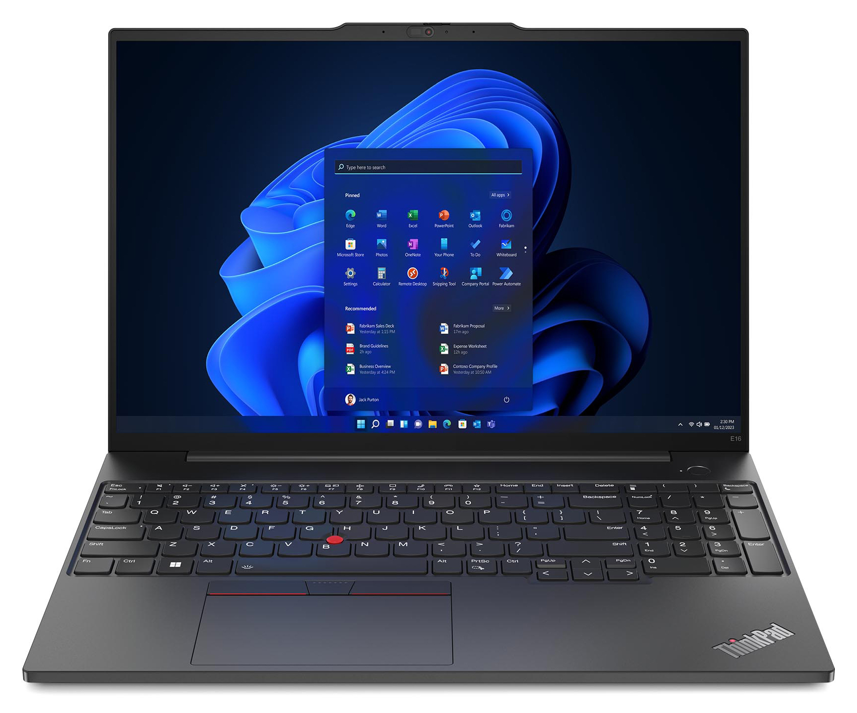 Ноутбук LENOVO ThinkPad E16 G1 Black (21JQS9VD00) в Киеве