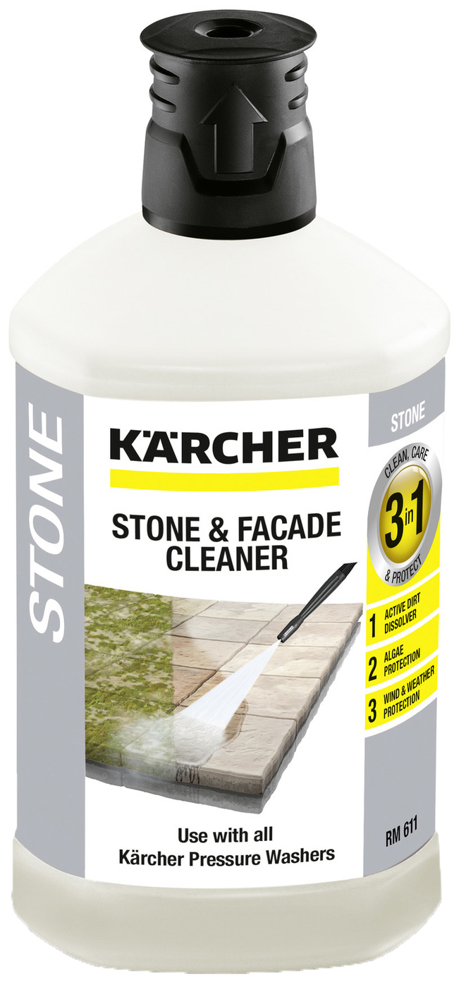 Чистячий засіб для каміння та фасадів 3в1 KARCHER Plug-n-Clean RM 611 1л (6.295-765.0) в Києві