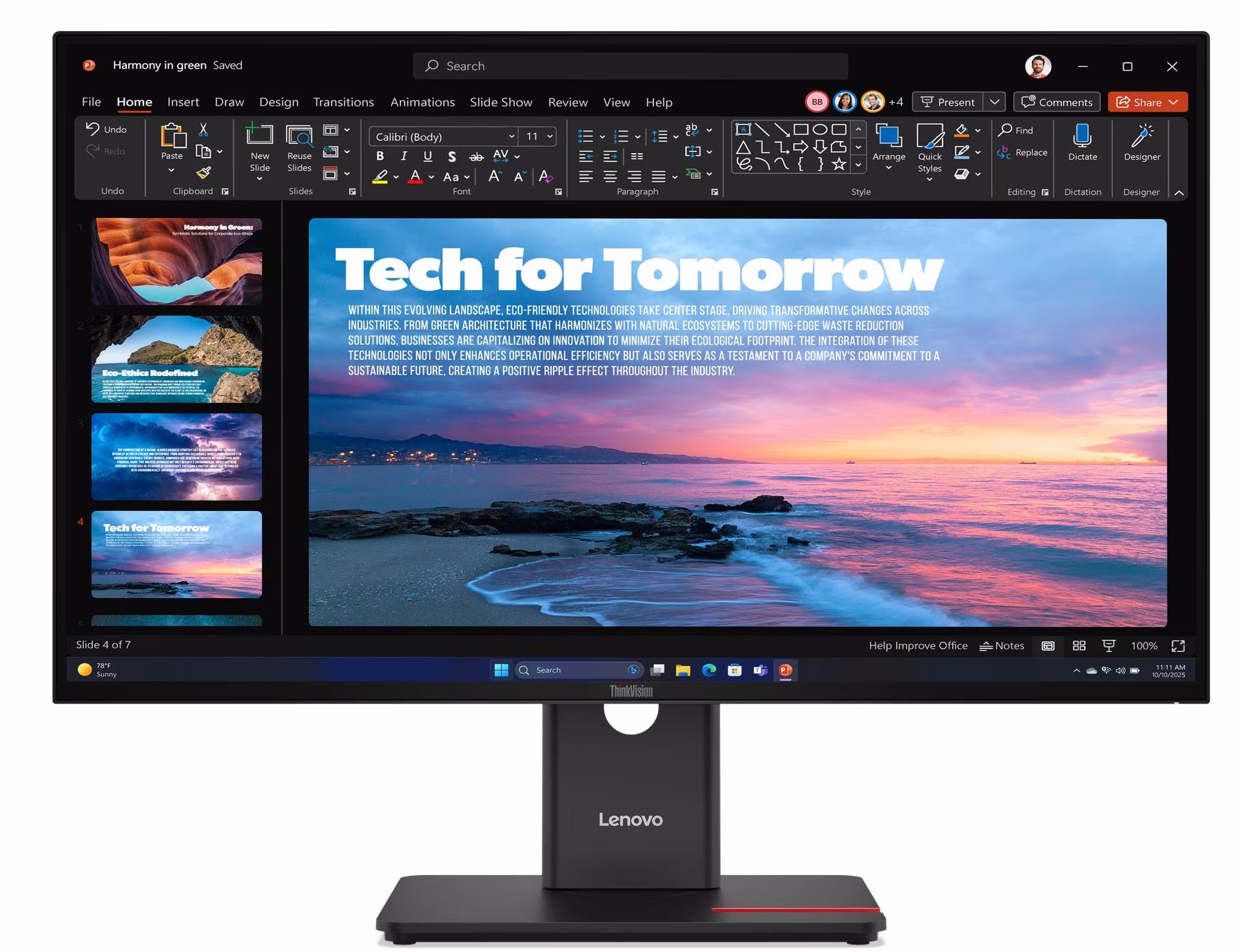 Монитор 27" LENOVO T27QD-40 (64AAGAT2UA) в Киеве