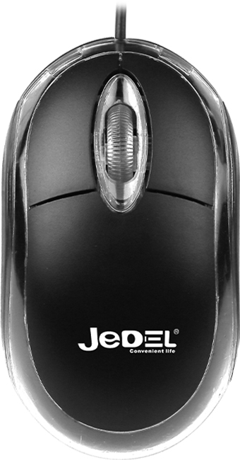 Мышь JEDEL 220 USB Black в Киеве