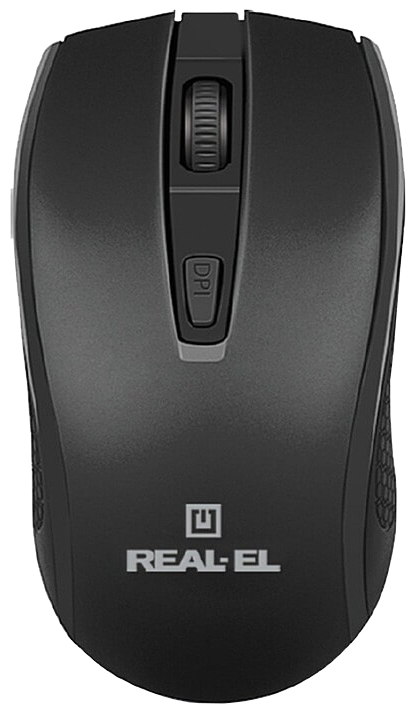 Миша REAL-EL RM-308 Wireless Black в Києві