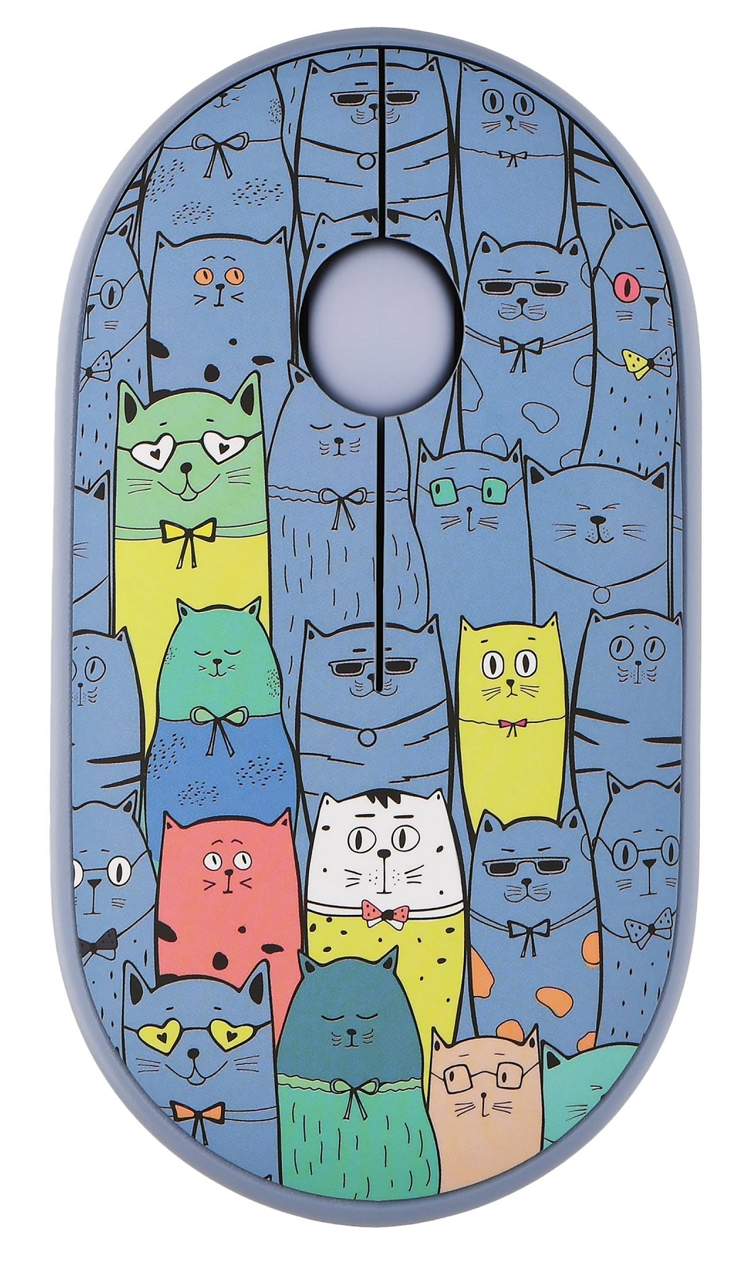 Миша 2E MF300 Pets Cats Silent WL BT Blue (2E-MF300WPETSBL) в Києві