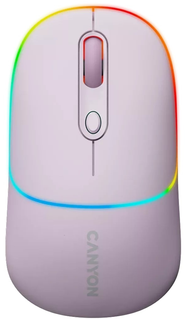 Миша CANYON MW-22 Dual Band RGB Pearl Rose (CNS-CMSW22PR) в Києві