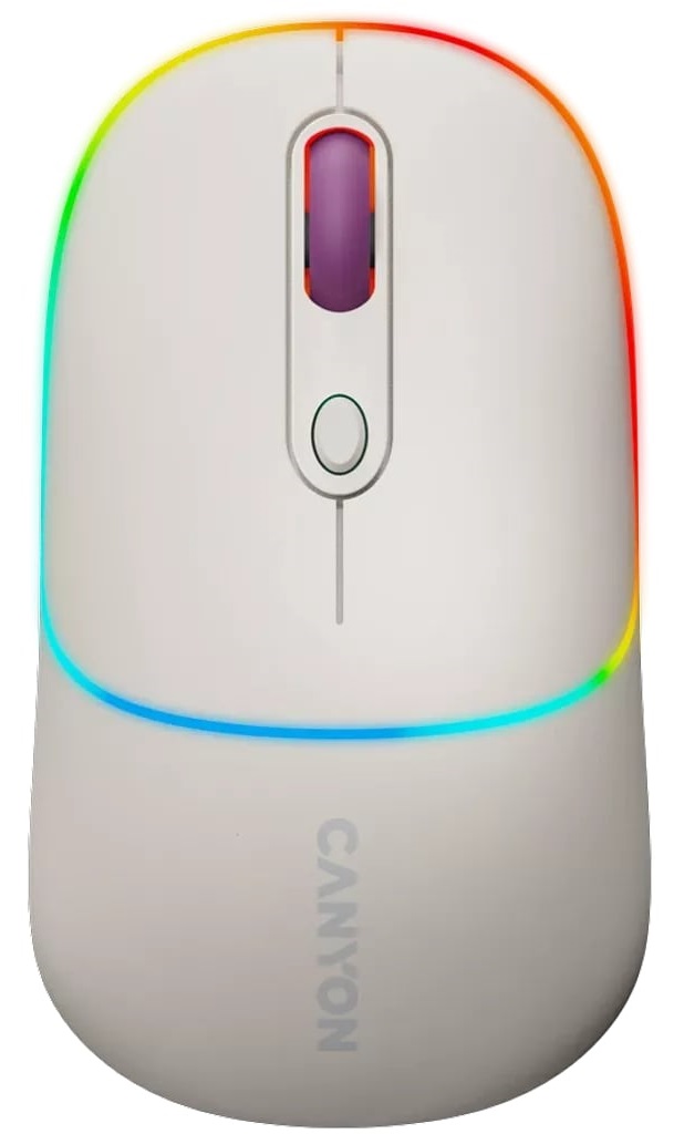 Миша CANYON MW-22 Dual Band RGB Rice (CNS-CMSW22RC) в Києві
