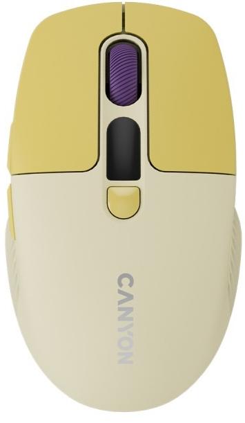 Миша CANYON MW-26 LCD Silent Dual Mode Yellow (CNS-CMSW26Y) в Києві