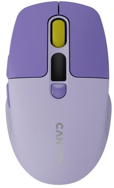 Миша CANYON MW-26 LCD Silent Dual Mode Violet (CNS-CMSW26V) в Києві